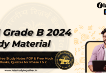 RBI Grade B Study Material 2024: Download Free Study Notes PDF for Phase 1 & 2 RBI Grade B Study Material 2024: Download Free Study Notes PDF for Phase 1 & 2