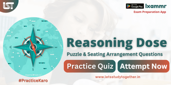 Day and Month Based Seating Arrangement Questions for Banking Exams
