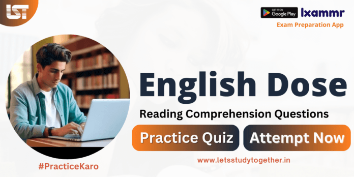 Reading Comprehension Questions for Banking Exams
