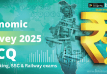 Economic Survey MCQ 2025 for Banking, SSC and Railway Exams: Attempt Free Quiz Here Economic Survey MCQ 2025 for Banking, SSC and Railway Exams: Attempt Free Quiz Here
